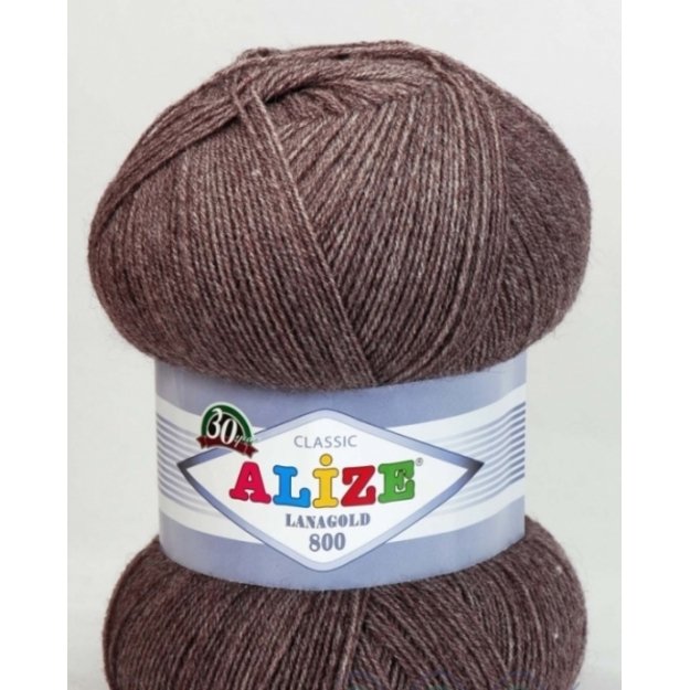 LANAGOLD 800 Alize- 51% acrylic, 49% wool, 100gr/ 800m, Nr 240