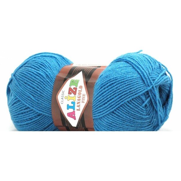 LANAGOLD FINE Alize- 51% acrylic, 49% wool, 100gr/ 390m, Nr 245