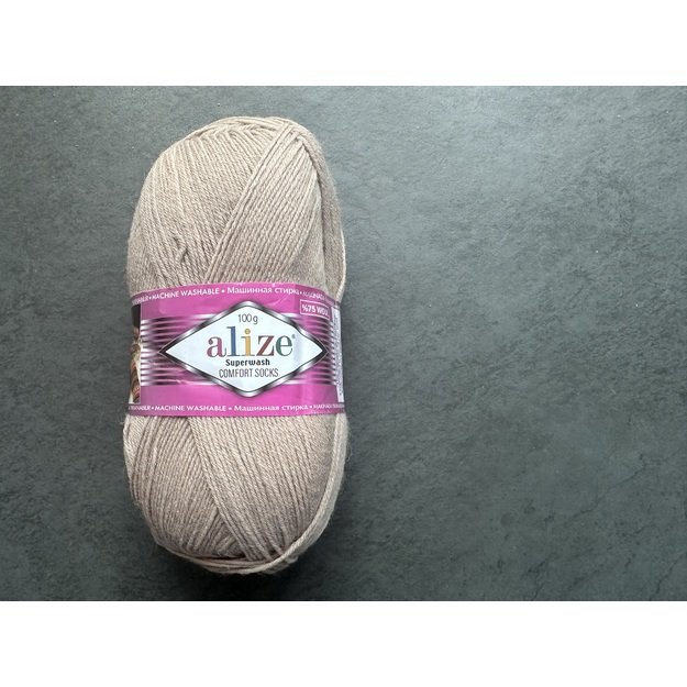 SUPERWASH COMFORT Socks Alize-75% SW Wool, 25% Polyamide, 100gr/ 420m, Nr 431