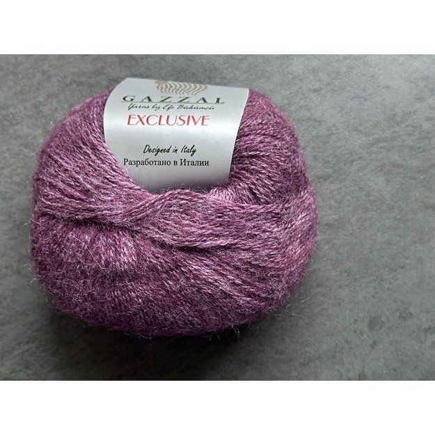 EXCLUSIVE Gazzal- 40% 19Mic merino, 10% kid mohair, 50% mulberry silk, 25gr/ 190m, Nr 9910