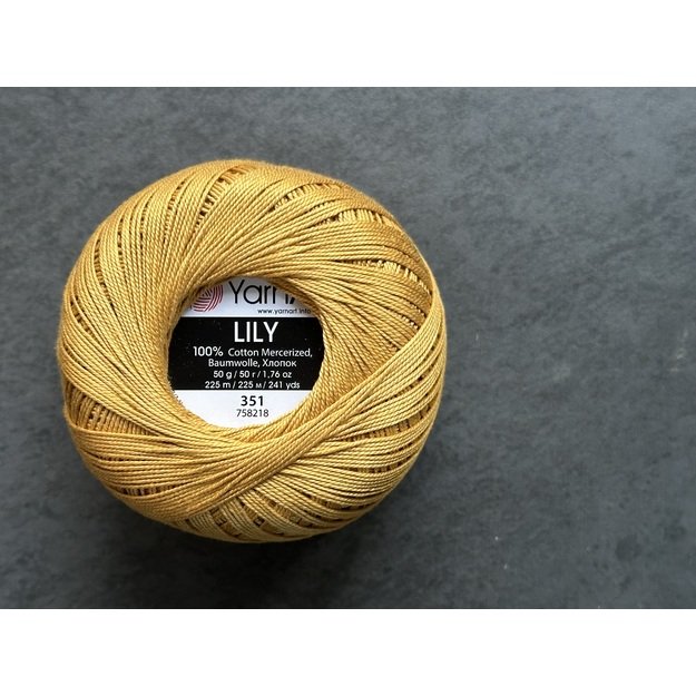 LILY- 100% Cotton Mercerized, 50gr/ 225m, Nr 351