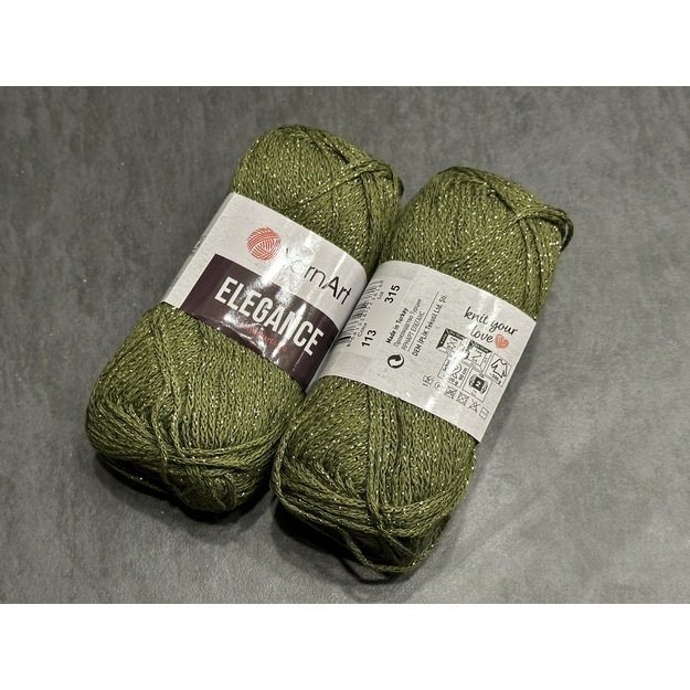 ELEGANCE YarnArt- 88% Cotton, 12% Metallic, 50gr/ 130m, Nr 113