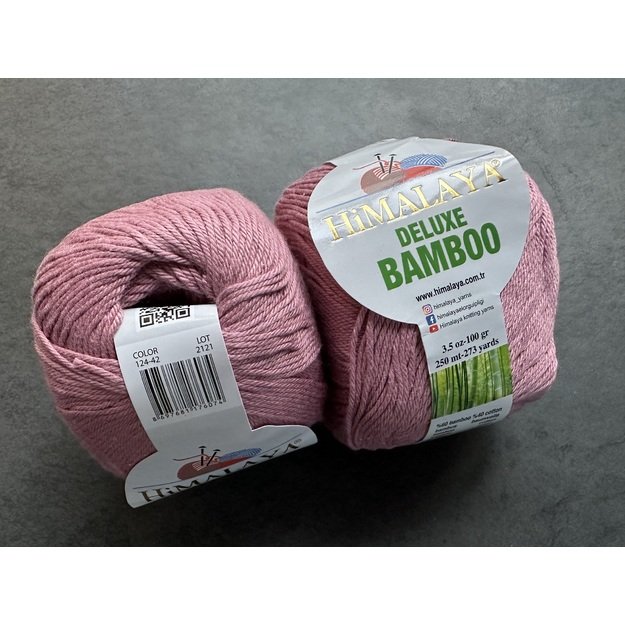 BAMBOO DELUXE Himalaya -60% bamboo, 40% cotton, 100gr/ 250m, Nr 124-42