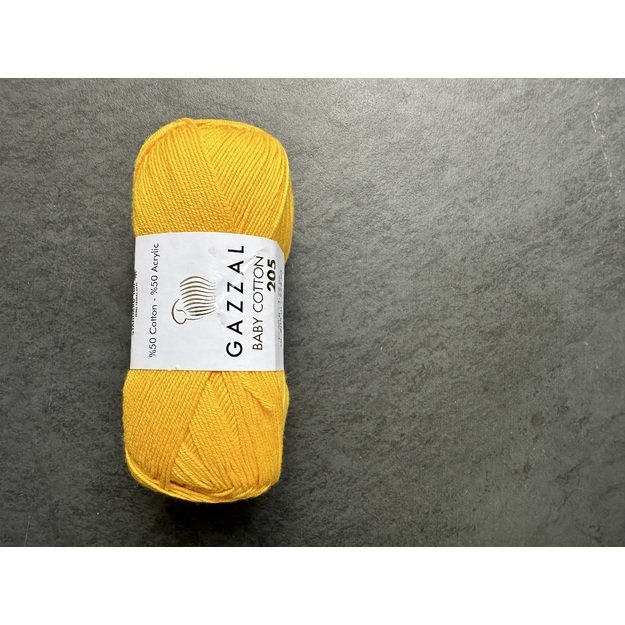 BABY COTTON 205 Gazzal- 50% cotton, 50% acrylic, 50 gr/ 205m, Nr 527