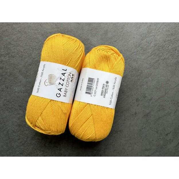 BABY COTTON 205 Gazzal- 50% cotton, 50% acrylic, 50 gr/ 205m, Nr 527