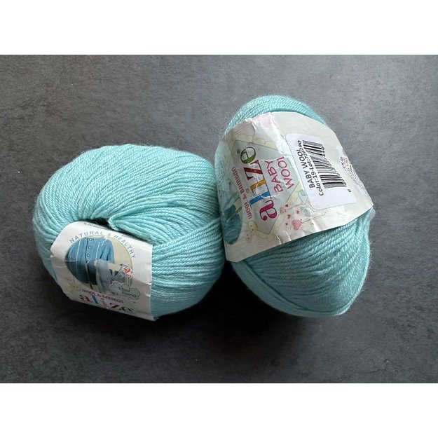 BABY WOOL Alize- 40% Wool, 40% Acrylic, 20% Bamboo, 50gr/ 175m, Nr 19