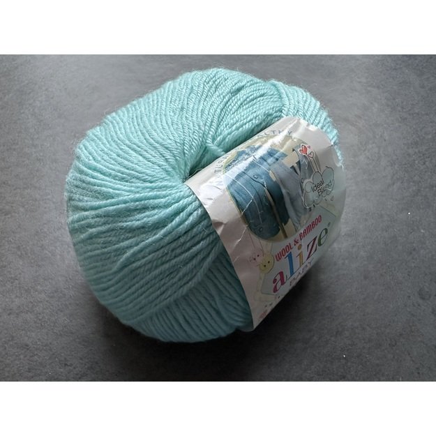 BABY WOOL Alize- 40% Wool, 40% Acrylic, 20% Bamboo, 50gr/ 175m, Nr 19