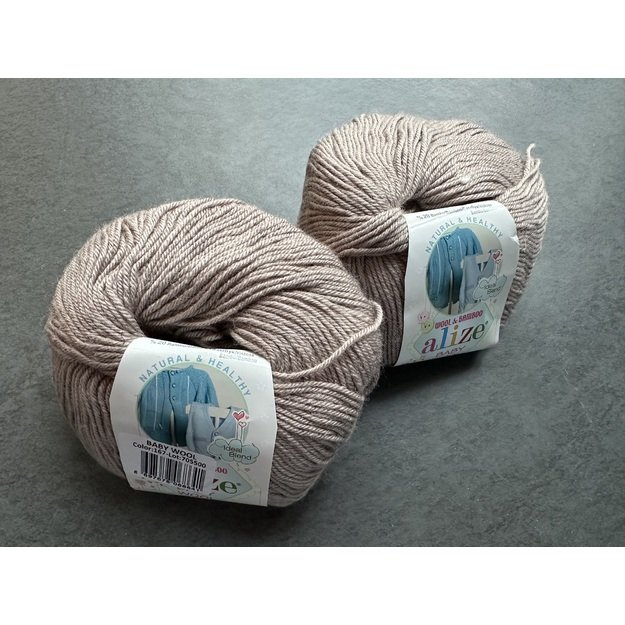 BABY WOOL Alize- 40% Wool, 40% Acrylic, 20% Bamboo, 50gr/ 175m, Nr 167