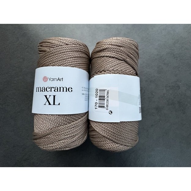 MACRAME XL- 100% poliesteris, 250 gr/ 130m. Nr 170