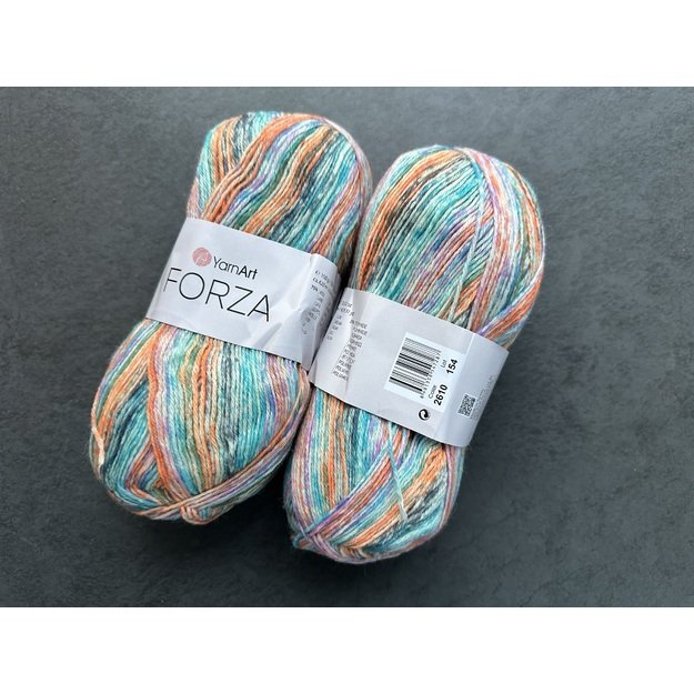 FORZA YarnArt- 75% wool, 25% poliamide, 100gr/ 420m, Nr 2610