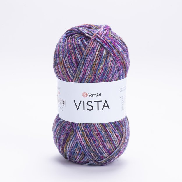 VISTA YarnArt - 25% wool,  75% acrylic, 100gr/ 280m Nr 9207