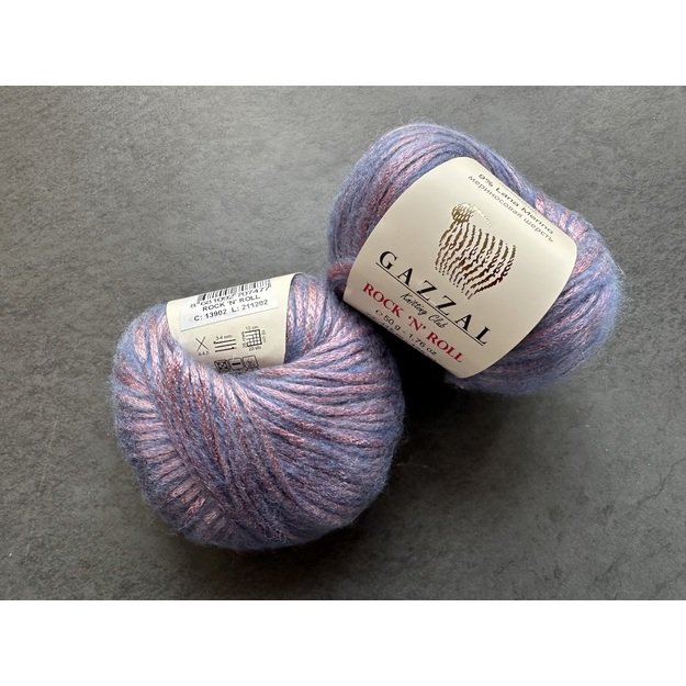 ROCK N ROLL- 9% merino wool, 21% acryli, 70% polyamide, 50gr/ 115m, Nr 13902