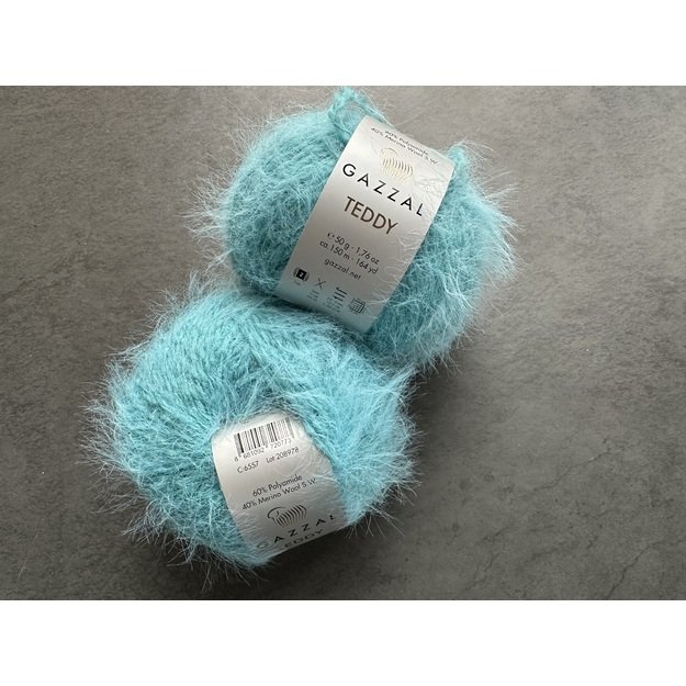 TEDDY Gazzal- 60% Polyamide, 40% Merino wool, 50gr/ 150m, Nr 6557