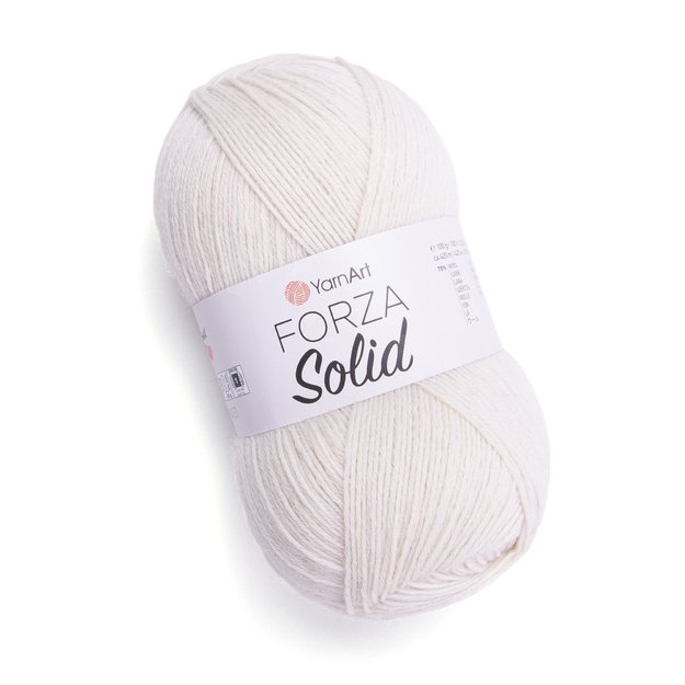 FORZA SOLID- 75% wool, 25% polyamide, 100gr/ 420m, Nr 4603