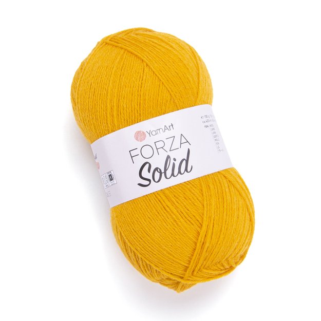 FORZA SOLID- 75% wool, 25% polyamide, 100gr/ 420m, Nr 4610