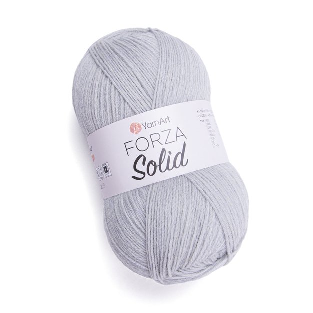 FORZA SOLID- 75% wool, 25% polyamide, 100gr/ 420m, Nr 4612