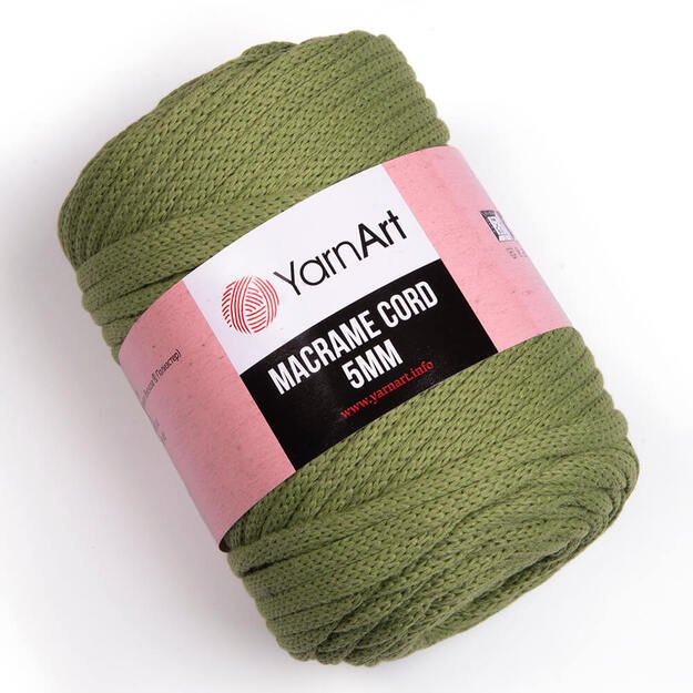 MACRAME Cord 5mm- 60% Cotton, 40% Viscose&Polyester, 500 gr/ 85 m, Nr 787