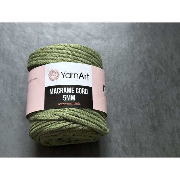 MACRAME Cord 5mm- 60% Cotton, 40% Viscose&Polyester, 500 gr/ 85 m, Nr 787