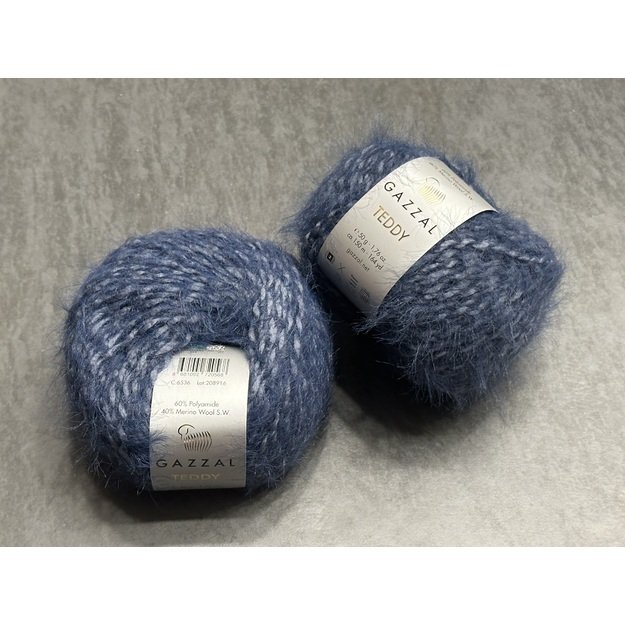 TEDDY Gazzal- 60% Polyamide, 40% Merino wool, 50gr/ 150m, Nr 6536