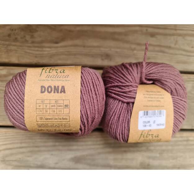 DONA Fibra Natura- 100% Superwash Extra fine merino, 50gr/ 115m, Nr 106-43