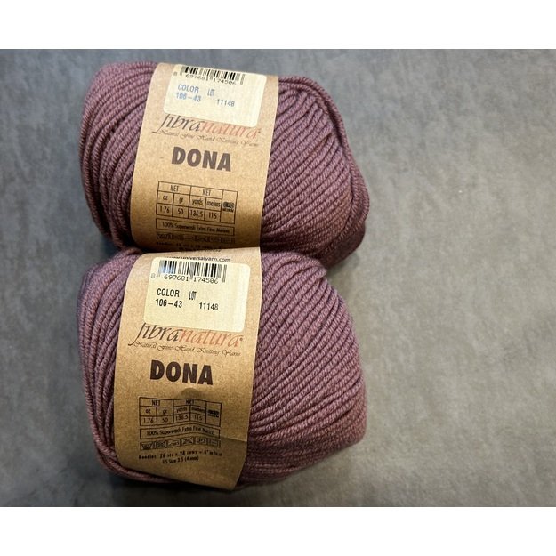 DONA Fibra Natura- 100% Superwash Extra fine merino, 50gr/ 115m, Nr 106-43