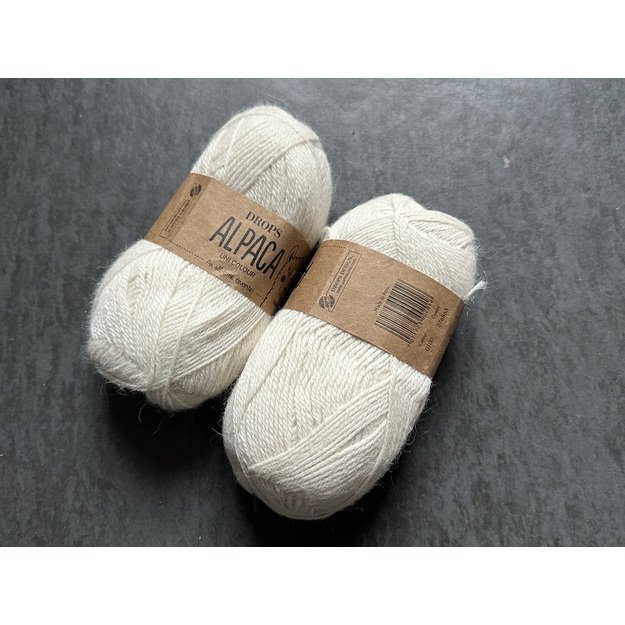 Drops ALPACA- 100% alpaca, 50 gr/ 167 m, Nr 0100