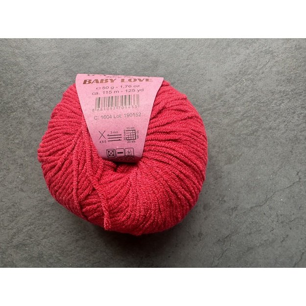 BABY LOVE Gazzal  45% Acrylic,  55% Modal, 50gr/ 115m, Nr 1604