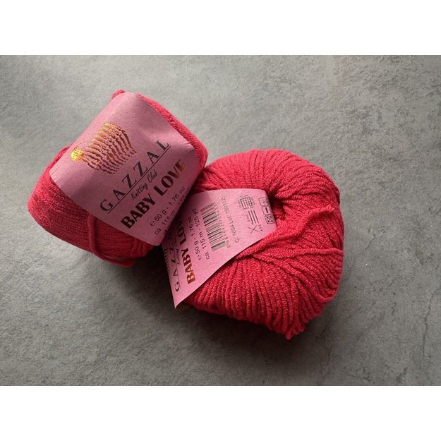 BABY LOVE Gazzal  45% Acrylic,  55% Modal, 50gr/ 115m, Nr 1604