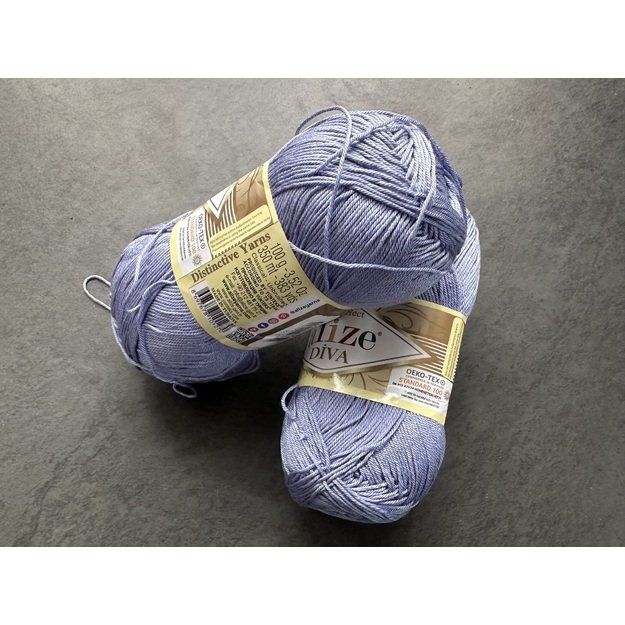 DIVA Alize- 100% microfiber acrylic, 100gr/ 350m, Nr 324