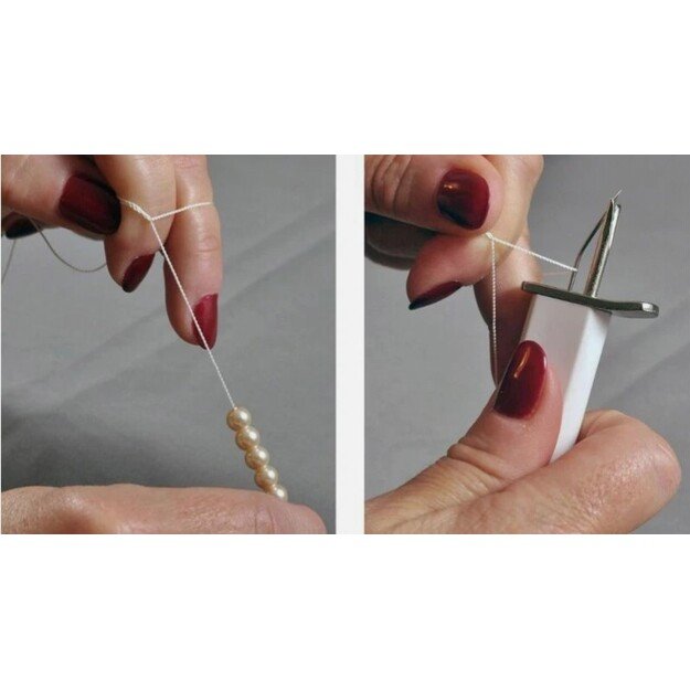 Perlų ir karoliukų rišimo įrankis (Knotting Tools For Pearls & Beads)
