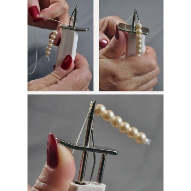 Perlų ir karoliukų rišimo įrankis (Knotting Tools For Pearls & Beads)