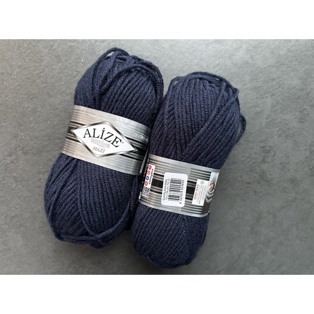 SUPERLANA MAXI Alize- 25% Wool , 75% Acrylic- 100 gr / 100 m, Nr 58