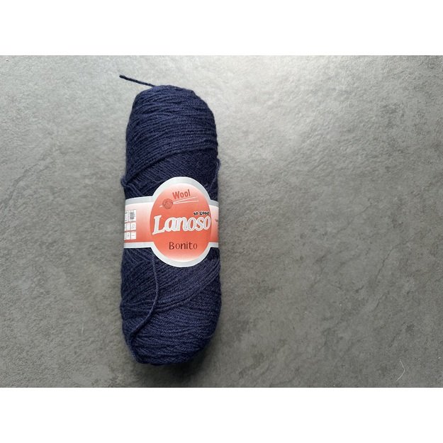 BONITO lanoso- 49% wool, 51% acrylic, 100gr/ 300m, Nr 9958