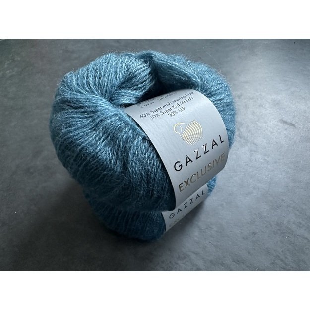 EXCLUSIVE Gazzal- 60% superwash merino fine, 10% super kid mohair, 30% mulberry silk, 25gr/ 200m, Nr 9936 2