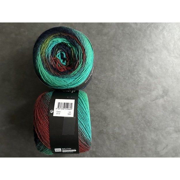 LANA FRESCO- 100% wool, 100gr/ 380m, Nr 8112