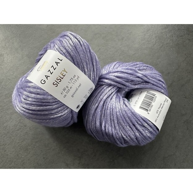 SISLEY - 58% Australian merino wool, 42% viscose, 50 g / 105 m, No. 5732