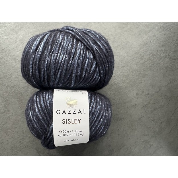 SISLEY - 58% Australian merino wool, 42% viscose, 50 g / 105 m, No. 5721 1