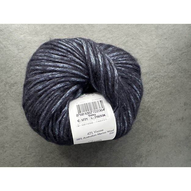 SISLEY - 58% Australian merino wool, 42% viscose, 50 g / 105 m, No. 5721 2