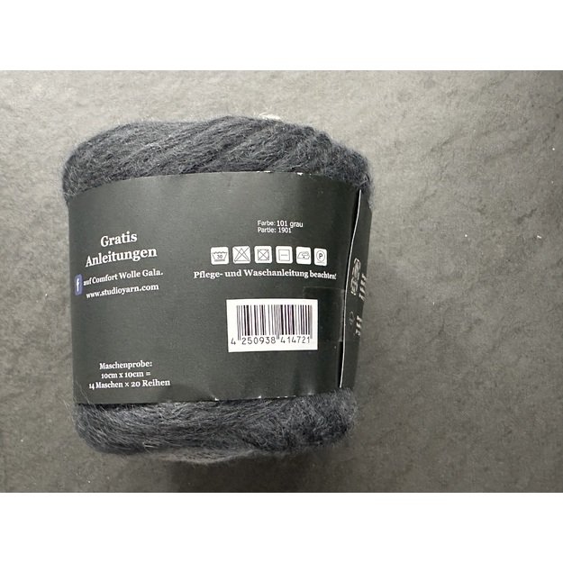 GALA-50-  80% wool, 20% polyamide, 50 gr/125 m, Nr 101-grau 2