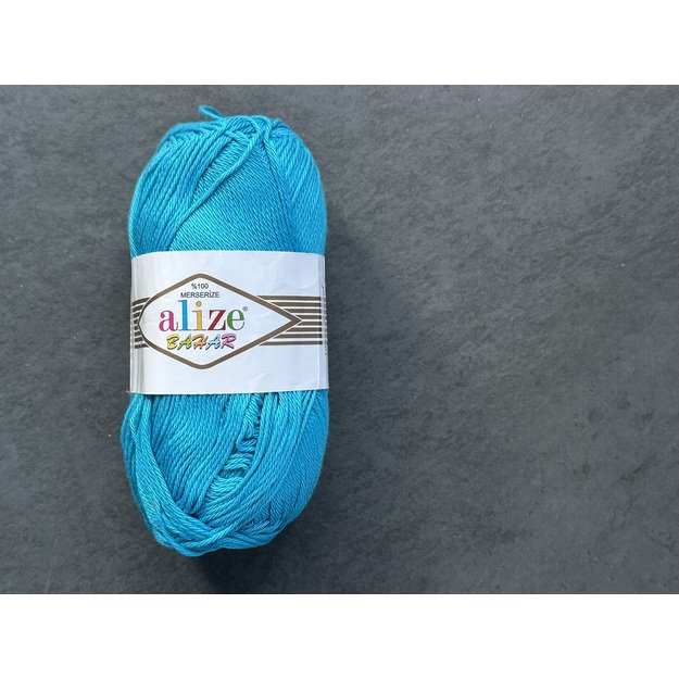 BAHAR Alize- 100% Cotton Mercerized (merserizuota medvilnė), 100gr/ 260m, Nr 16