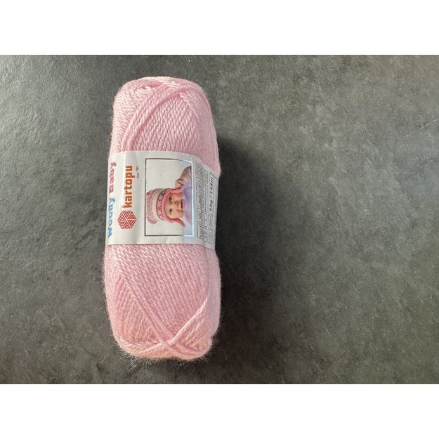 WOOLLY BABY kartopu- 50% Acrylic, 30% wool, 20% Polyamide, 50gr/148m, Nr K-782