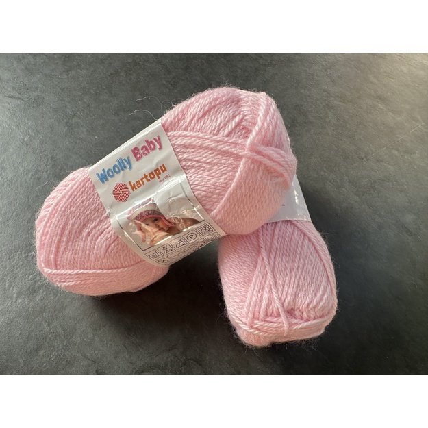 WOOLLY BABY kartopu- 50% Acrylic, 30% wool, 20% Polyamide, 50gr/148m, Nr K-782