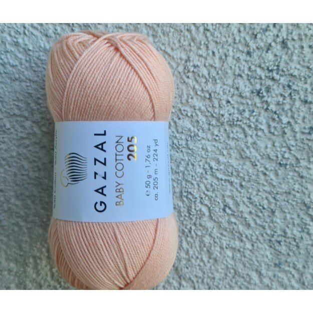 BABY COTTON 205 Gazzal- 50% cotton, 50% acrylic, 50 gr/ 205m, Nr 523