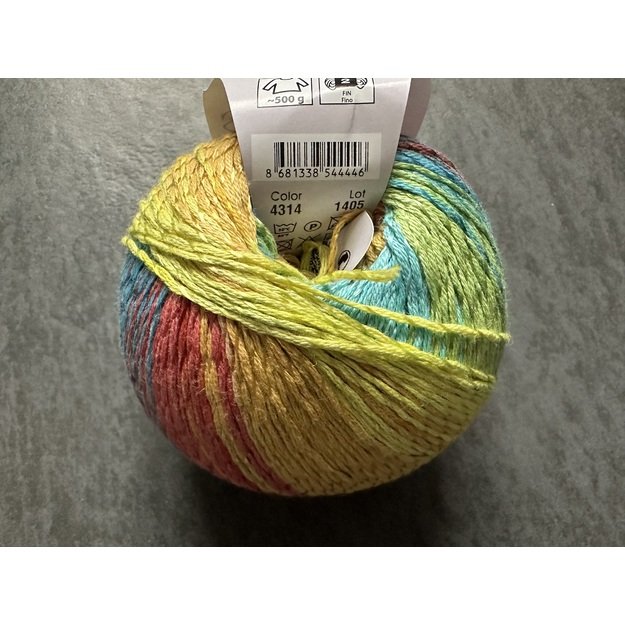 SUMMER DREAM YarnArt, 70%- medvilnė, 30%- viskozė,100 gr/ 350m, Nr 4314