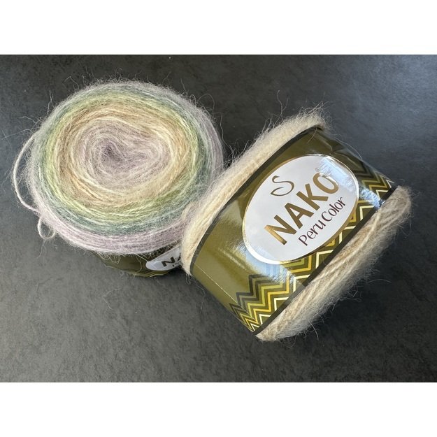 PERU COLOR Nako- 25% alpaca, 25% wool, 50% Premium Akrilik, 100 gr/ 310m, Nr 32185 2