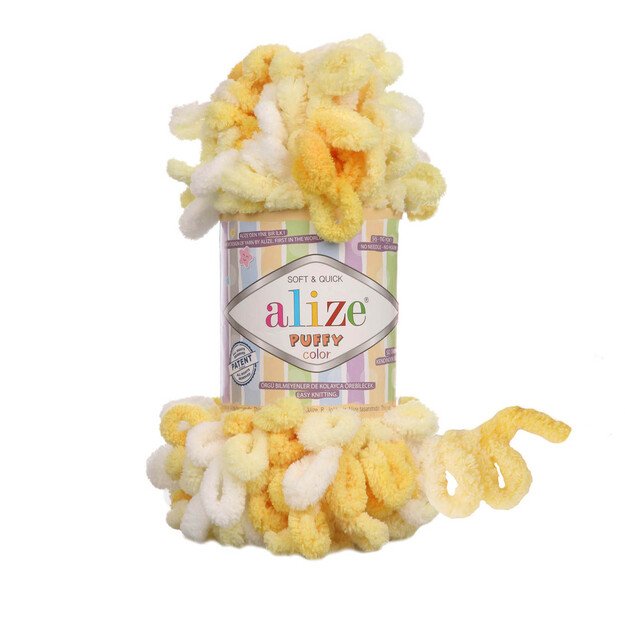 PUFFY COLOR- 100% Micropolyester, 100 gr/ 9m, Nr 5921