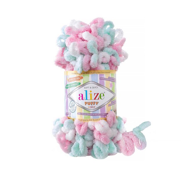 PUFFY COLOR- 100% Micropolyester, 100 gr/ 9m, Nr 6052