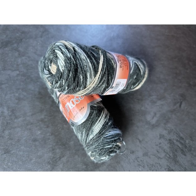 BONITO ETHNIC lanoso- 49% wool, 51% acrylic, 100gr/ 300m, Nr 1212