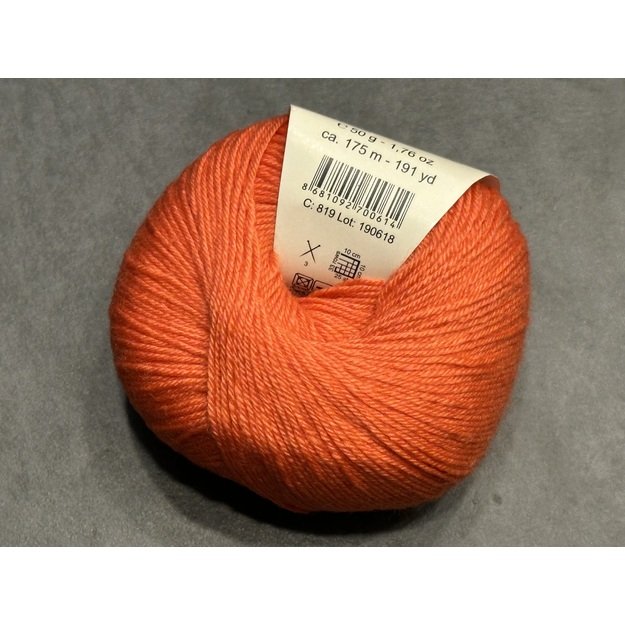 BABY WOOL Gazzal- 40% acrylic, 20% cashmere PA, 40% lana merino, 50gr/ 175m, Nr 819