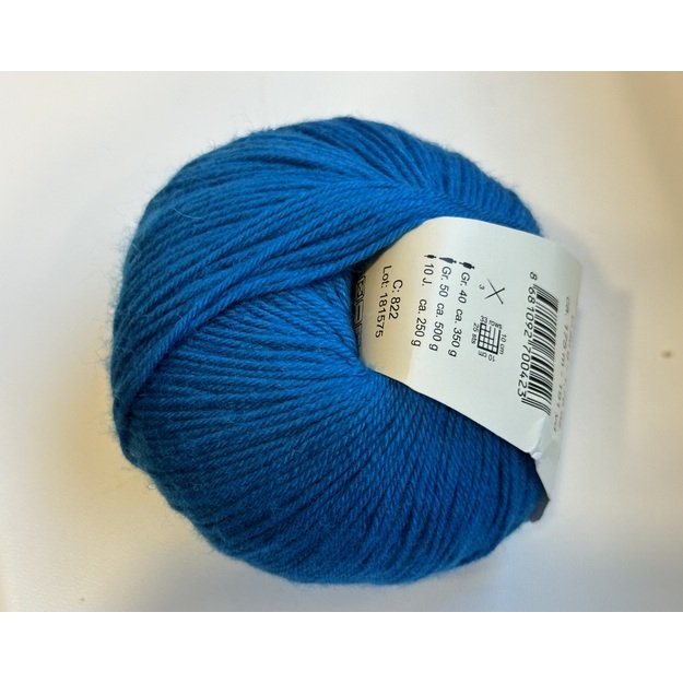 BABY WOOL Gazzal- 40% acrylic, 20% cashmere PA, 40% lana merino, 50gr/ 175m, Nr 822